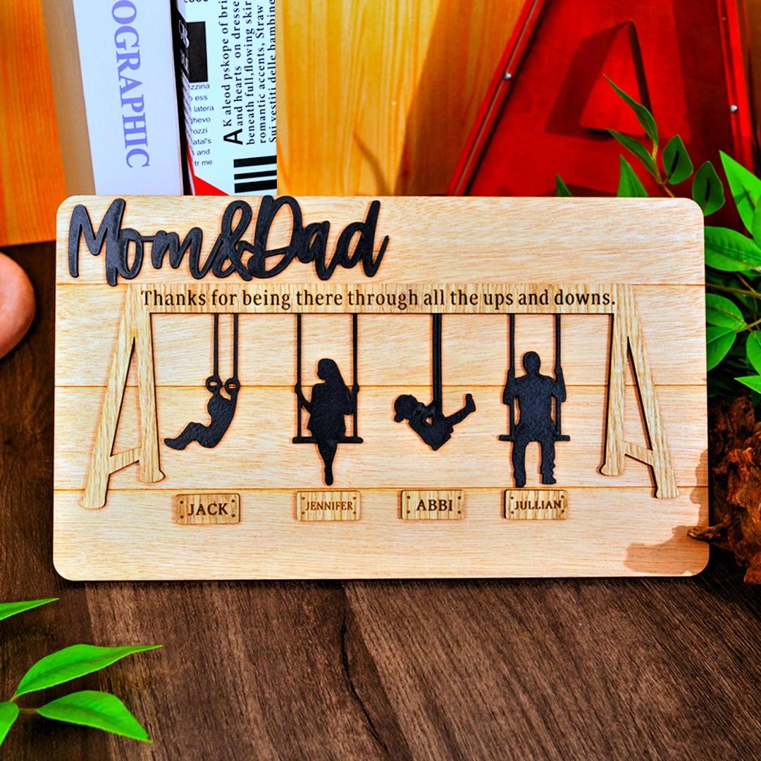 Personalized Swing Set Sign For Mother's Day Gift