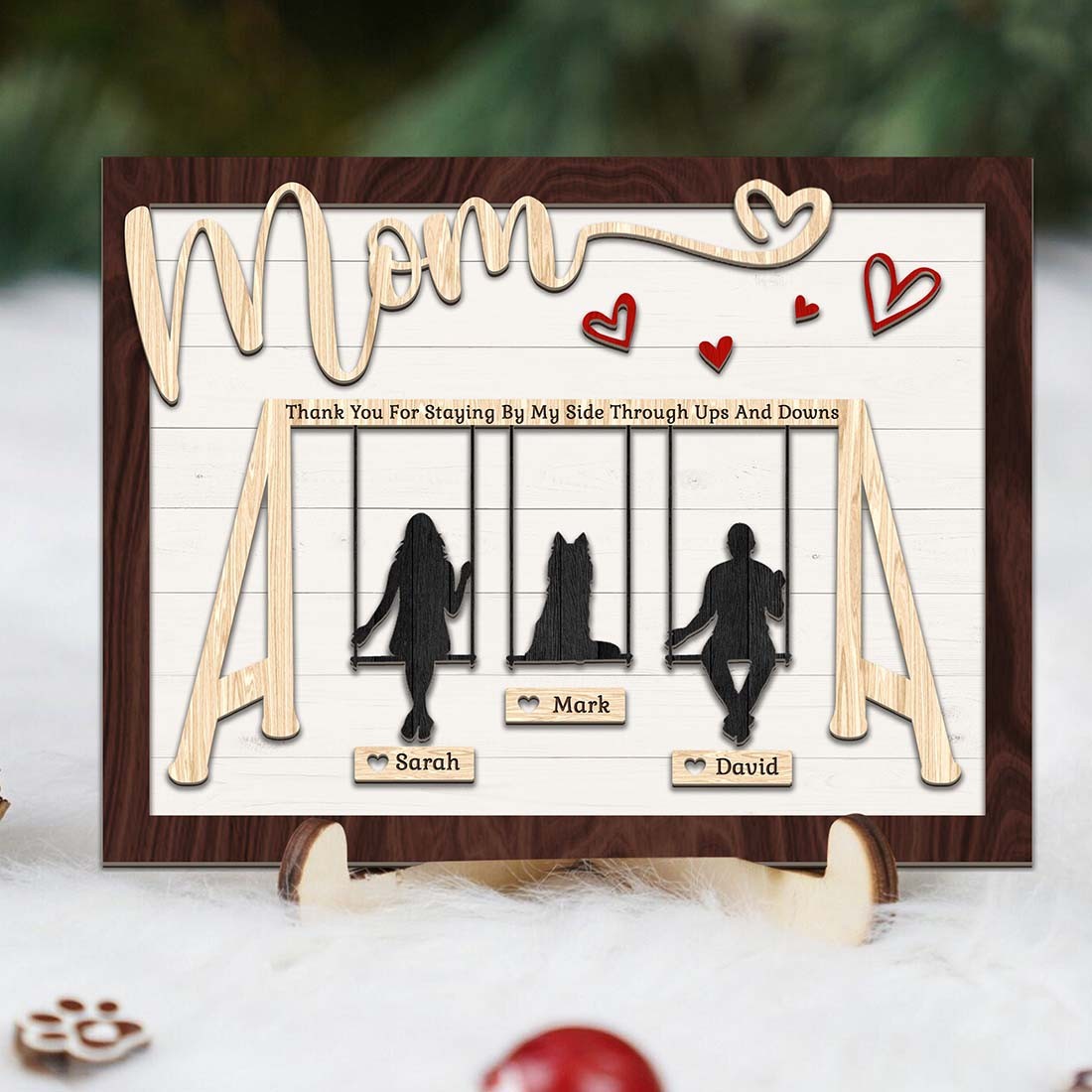 Personalized Swing Set Sign For Mother's Day Gift