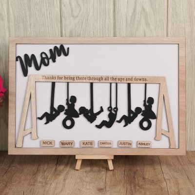 Personalized Swing Set Sign For Mother's Day Gift