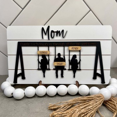 Personalized Swing Set Sign For Mother's Day Gift