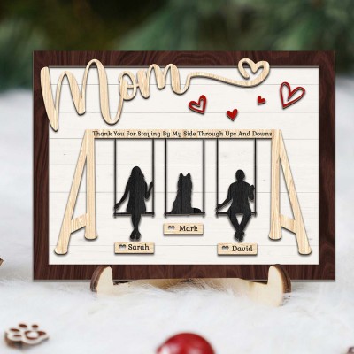 Personalized Swing Set Sign For Mother's Day Gift