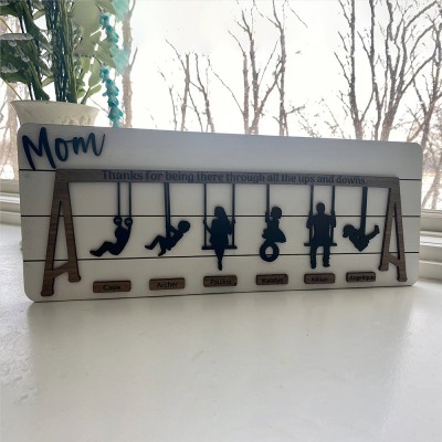 Personalized Swing Set Sign For Mother's Day Gift