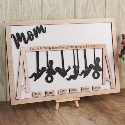 Personalized Swing Set Sign For Mother's Day Gift