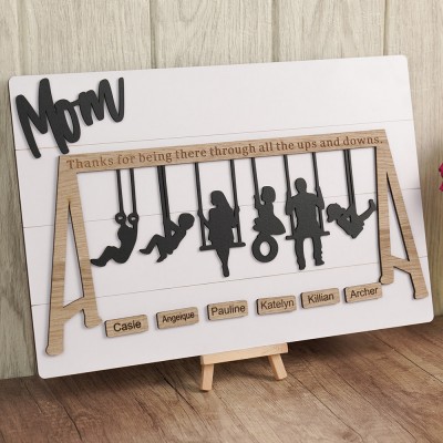 Personalized Swing Set Sign For Mother's Day Gift